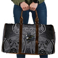 Penrith Panthers Rugby Travel Bag Polynesian Tribal Panther Warrior Black Grey Pattern