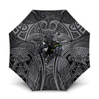 Penrith Panthers Rugby Umbrella Polynesian Tribal Panther Warrior Black Grey Pattern