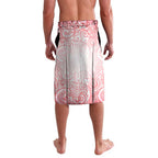Dolphins Rugby Lavalava Polynesian Tribal Dolphin Warrior Red White Pattern
