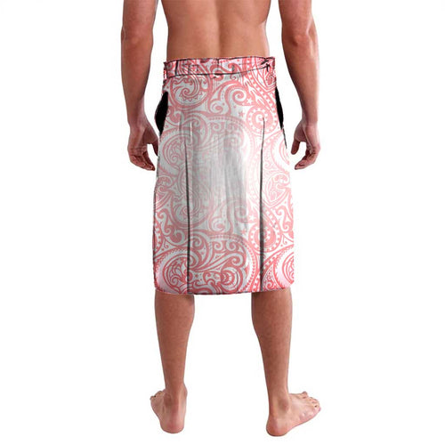 Dolphins Rugby Lavalava Polynesian Tribal Dolphin Warrior Red White Pattern