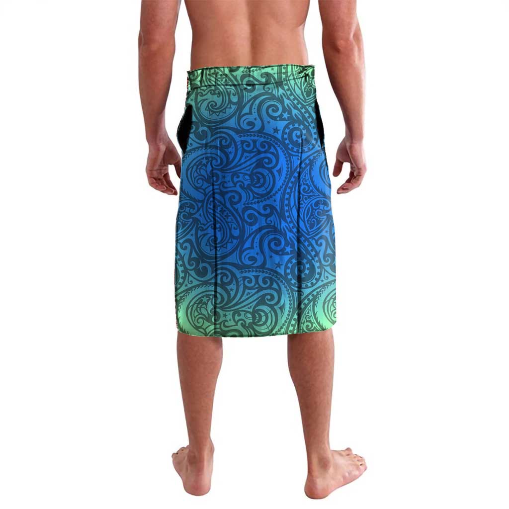 Parramatta Eels Rugby Lavalava Polynesian Tribal Eel Warrior Blue Gold Pattern
