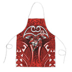 St George Illawarra Dragons Rugby Apron Polynesian Tribal Dragon Warrior Red Pattern