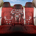 St George Illawarra Dragons Rugby Back Car Seat Cover Polynesian Tribal Dragon Warrior Red Pattern