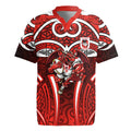 St George Illawarra Dragons Rugby Rugby Jersey Polynesian Tribal Dragon Warrior Red Pattern