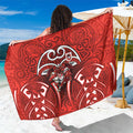 St George Illawarra Dragons Rugby Sarong Polynesian Tribal Dragon Warrior Red Pattern