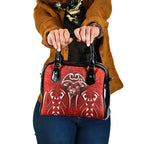 St George Illawarra Dragons Rugby Shoulder Handbag Polynesian Tribal Dragon Warrior Red Pattern