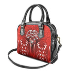 St George Illawarra Dragons Rugby Shoulder Handbag Polynesian Tribal Dragon Warrior Red Pattern