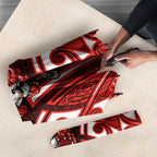 St George Illawarra Dragons Rugby Umbrella Polynesian Tribal Dragon Warrior Red Pattern