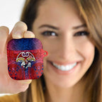 Sydney Roosters Rugby AirPods Case Polynesian Tribal Rooster Warrior Red Blue Pattern