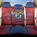 Sydney Roosters Rugby Back Car Seat Cover Polynesian Tribal Rooster Warrior Red Blue Pattern