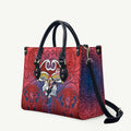 Sydney Roosters Rugby Leather Bag Polynesian Tribal Rooster Warrior Red Blue Pattern