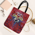 Sydney Roosters Rugby Tote Bag Polynesian Tribal Rooster Warrior Red Blue Pattern