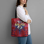 Sydney Roosters Rugby Tote Bag Polynesian Tribal Rooster Warrior Red Blue Pattern