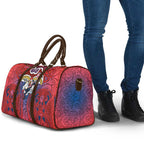Sydney Roosters Rugby Travel Bag Polynesian Tribal Rooster Warrior Red Blue Pattern