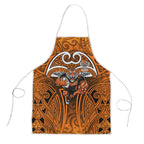 Wests Tigers Rugby Apron Polynesian Tribal Tiger Warrior Orange Black Pattern