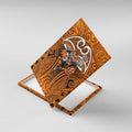Wests Tigers Rugby Canvas Wall Art Polynesian Tribal Tiger Warrior Orange Black Pattern