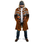 Wests Tigers Rugby Cloak Polynesian Tribal Tiger Warrior Orange Black Pattern