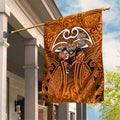 Wests Tigers Rugby Garden Flag Polynesian Tribal Tiger Warrior Orange Black Pattern