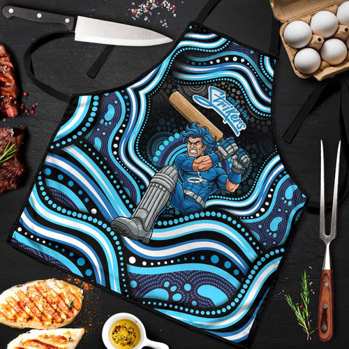 Adelaide Strikers Cricket Apron Australian Cricket Mascot - Modern Indigenous Style