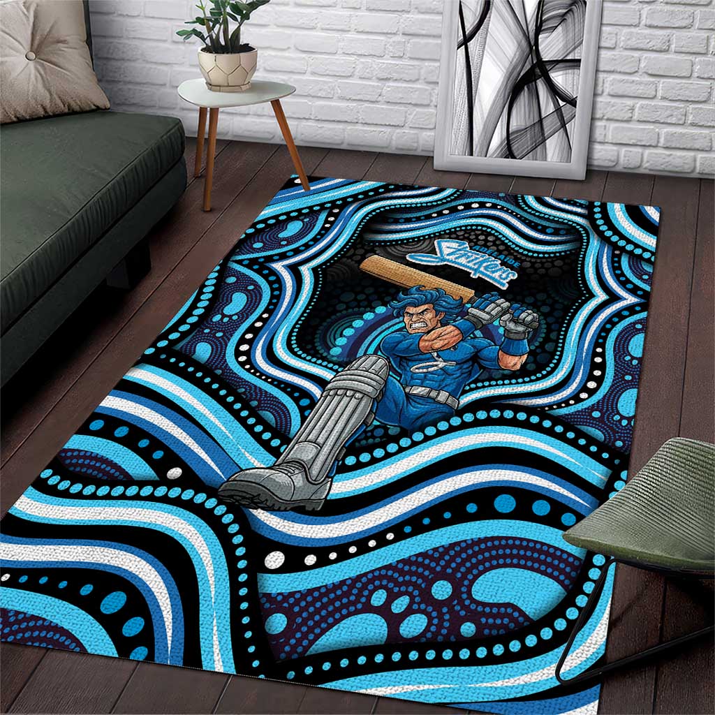 Adelaide Strikers Cricket Area Rug Australian Cricket Mascot - Modern Indigenous Style