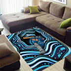 Adelaide Strikers Cricket Area Rug Australian Cricket Mascot - Modern Indigenous Style