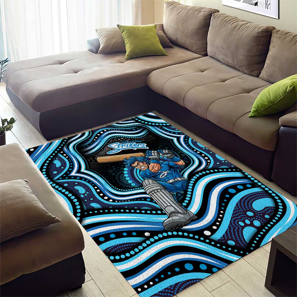 Adelaide Strikers Cricket Area Rug Australian Cricket Mascot - Modern Indigenous Style