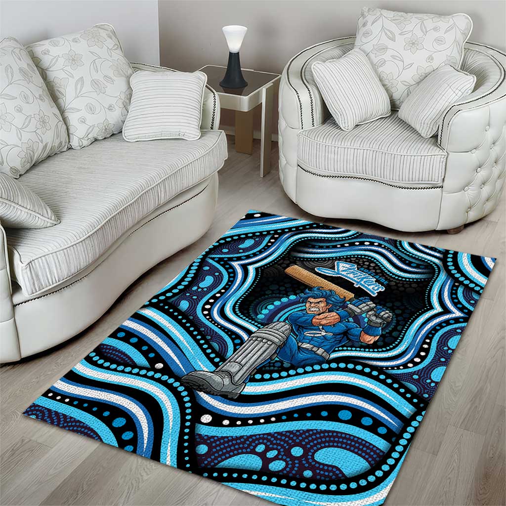 Adelaide Strikers Cricket Area Rug Australian Cricket Mascot - Modern Indigenous Style
