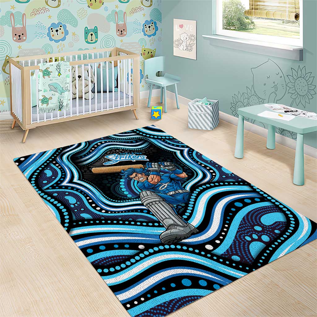 Adelaide Strikers Cricket Area Rug Australian Cricket Mascot - Modern Indigenous Style