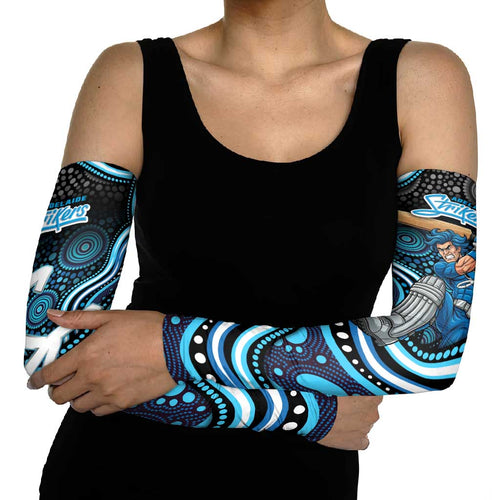 Adelaide Strikers Cricket Arm Sleeves Australian Cricket Mascot - Modern Indigenous Style