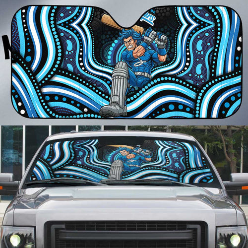 Adelaide Strikers Cricket Auto Sun Shade Australian Cricket Mascot - Modern Indigenous Style