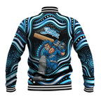Adelaide Strikers Cricket Baseball Jacket Australian Cricket Mascot - Modern Indigenous Style