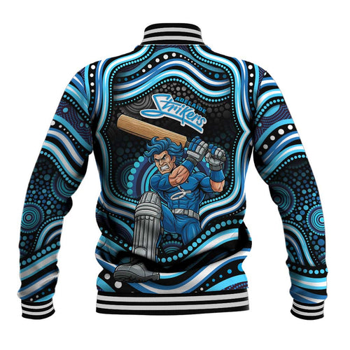 Adelaide Strikers Cricket Baseball Jacket Australian Cricket Mascot - Modern Indigenous Style