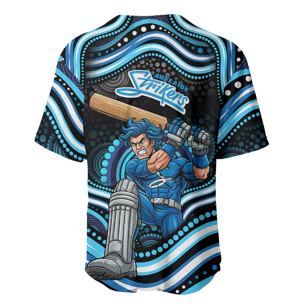 Adelaide Strikers Cricket Baseball Jersey Australian Cricket Mascot - Modern Indigenous Style