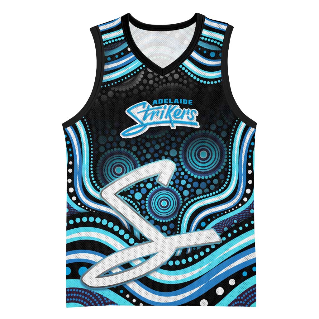 Adelaide Strikers Cricket Basketball Jersey Australian Cricket Mascot - Modern Indigenous Style