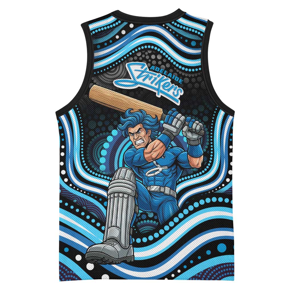 Adelaide Strikers Cricket Basketball Jersey Australian Cricket Mascot - Modern Indigenous Style