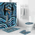 Adelaide Strikers Cricket Bathroom Set Australian Cricket Mascot - Modern Indigenous Style