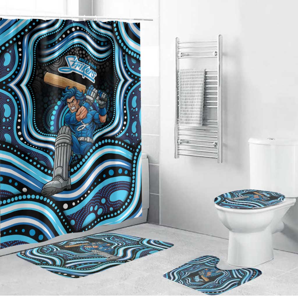 Adelaide Strikers Cricket Bathroom Set Australian Cricket Mascot - Modern Indigenous Style