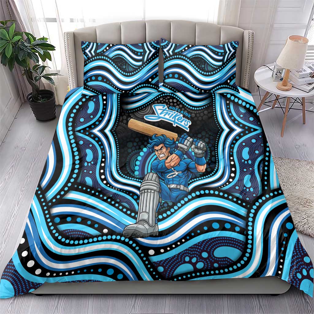 Adelaide Strikers Cricket Bedding Set Australian Cricket Mascot - Modern Indigenous Style