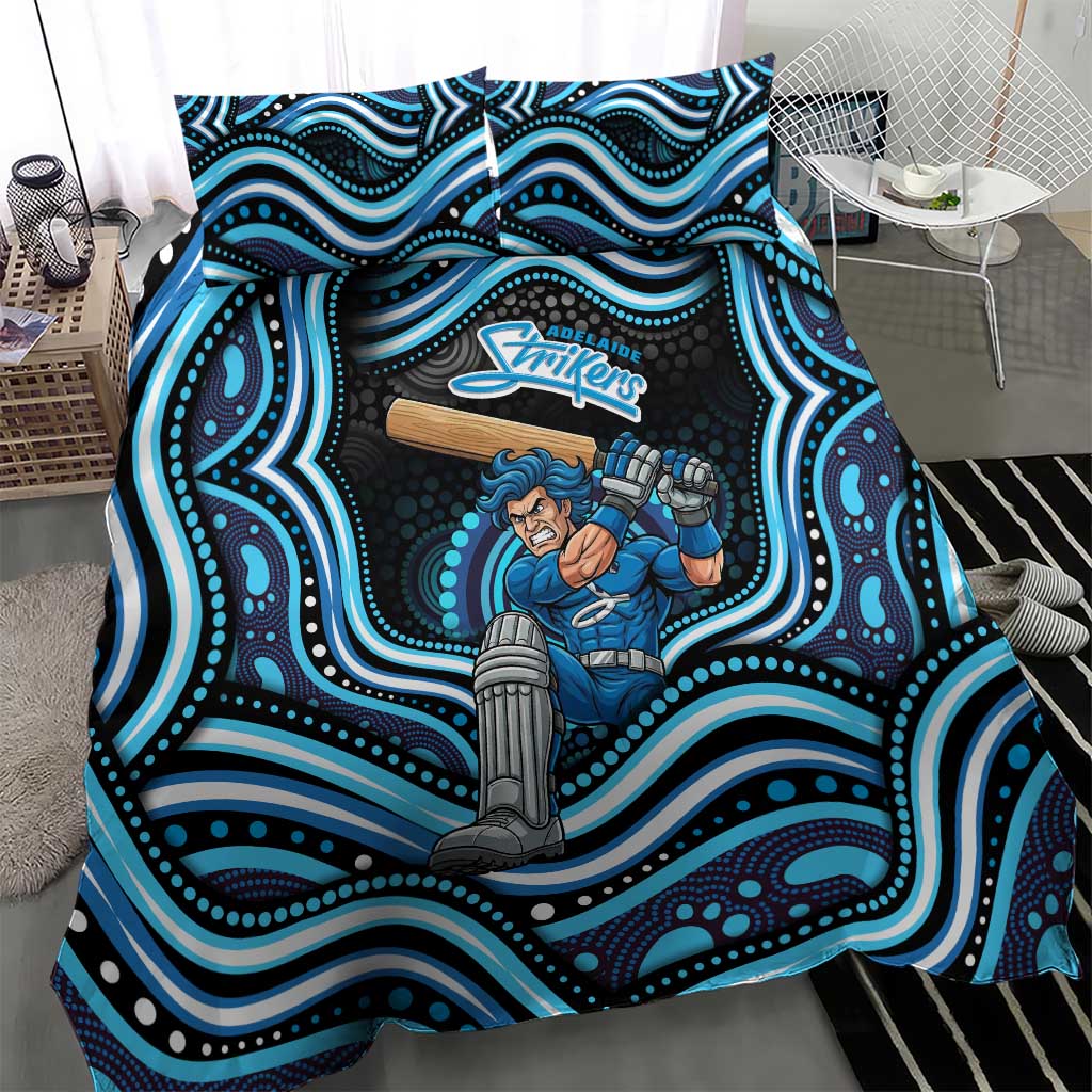 Adelaide Strikers Cricket Bedding Set Australian Cricket Mascot - Modern Indigenous Style
