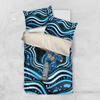 Adelaide Strikers Cricket Bedding Set Australian Cricket Mascot - Modern Indigenous Style