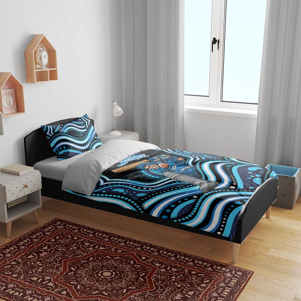 Adelaide Strikers Cricket Bedding Set Australian Cricket Mascot - Modern Indigenous Style