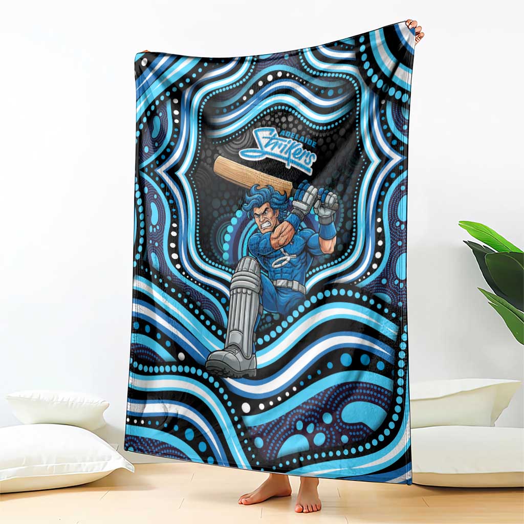 Adelaide Strikers Cricket Blanket Australian Cricket Mascot - Modern Indigenous Style