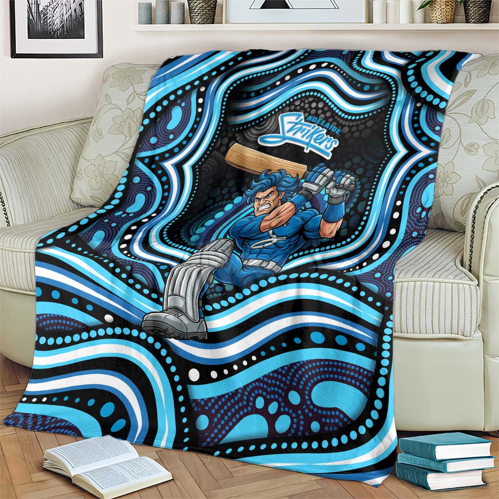 Adelaide Strikers Cricket Blanket Australian Cricket Mascot - Modern Indigenous Style