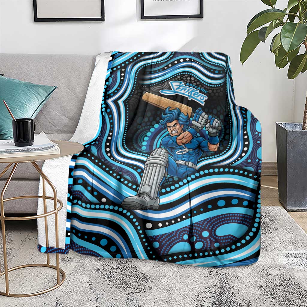 Adelaide Strikers Cricket Blanket Australian Cricket Mascot - Modern Indigenous Style