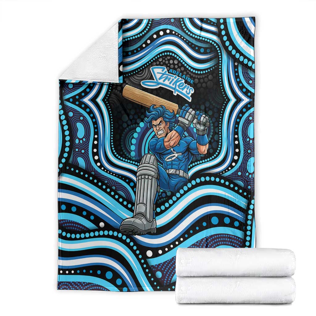 Adelaide Strikers Cricket Blanket Australian Cricket Mascot - Modern Indigenous Style