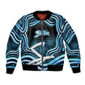 Adelaide Strikers Cricket Bomber Jacket Australian Cricket Mascot - Modern Indigenous Style