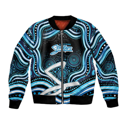 Adelaide Strikers Cricket Bomber Jacket Australian Cricket Mascot - Modern Indigenous Style