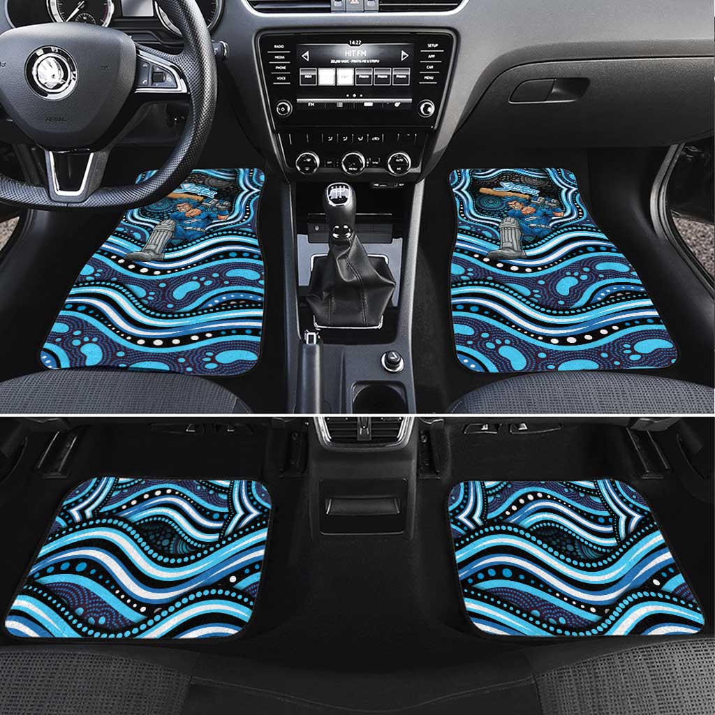 Adelaide Strikers Cricket Car Mats Australian Cricket Mascot - Modern Indigenous Style