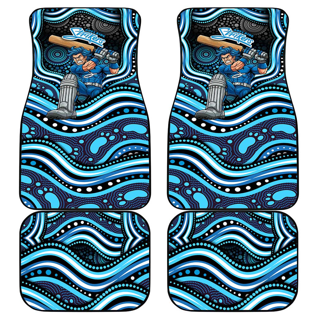 Adelaide Strikers Cricket Car Mats Australian Cricket Mascot - Modern Indigenous Style