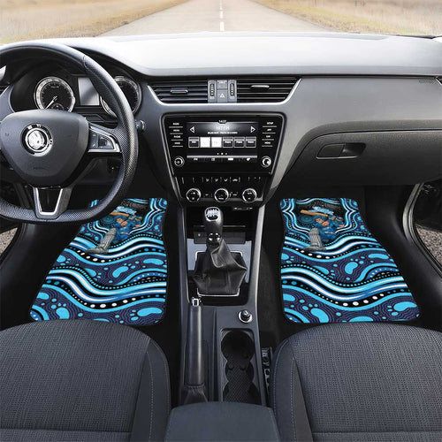 Adelaide Strikers Cricket Car Mats Australian Cricket Mascot - Modern Indigenous Style